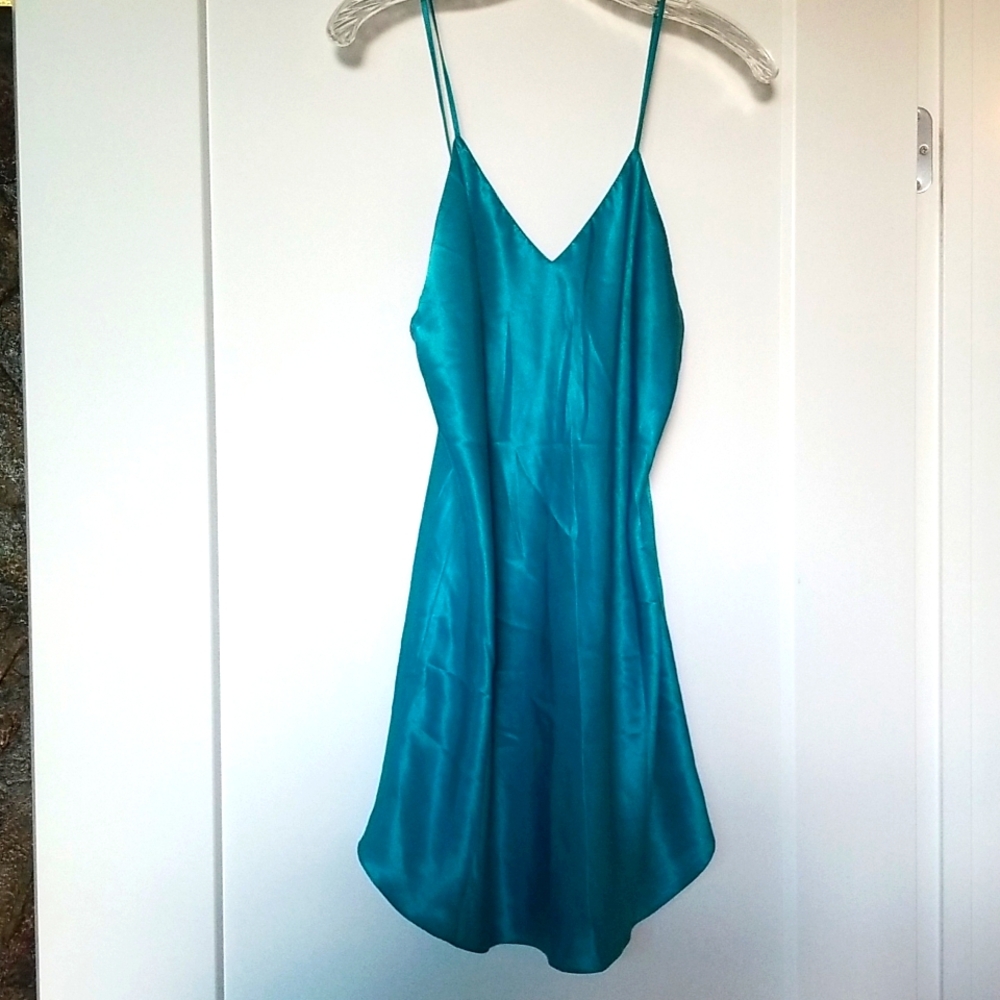 Laura Adams Blue Slip Lingerie Size S